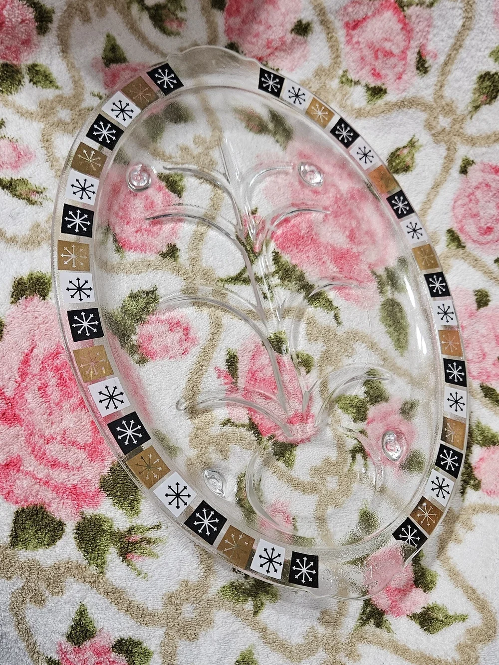MCM Inland Glass Meat Platter